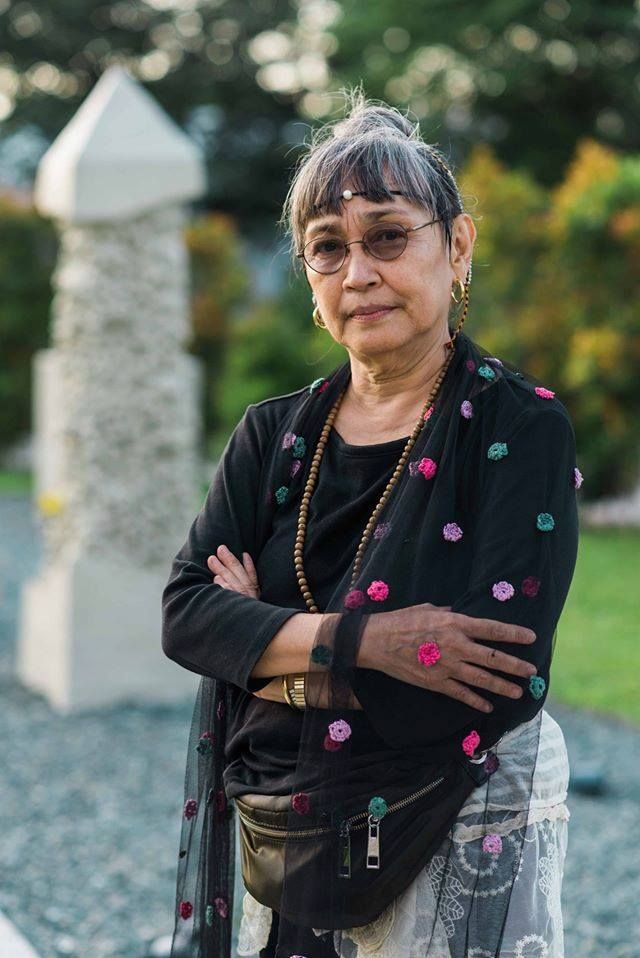 Sculptor Agnes Arellano poses for a photo (Photo: Ateneo Art Gallery)