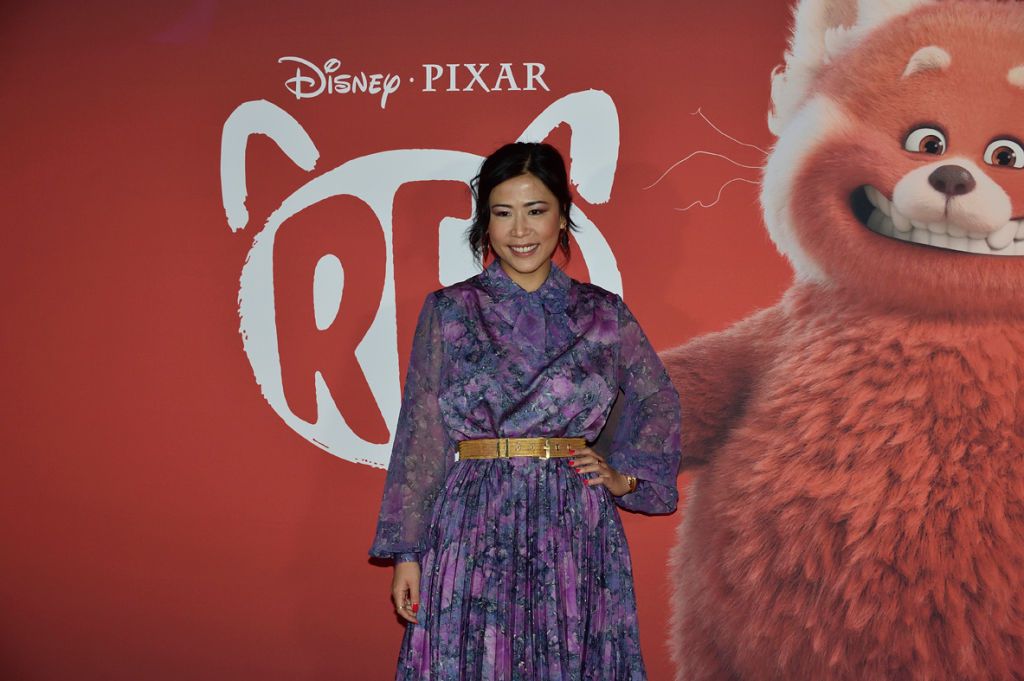 Director Domee Shi attends to the red carpet of Disney movie Red at The Space Cinema Moderno in Rome, (Italy).February 25th, 2022 (Photo by Rocco Spaziani/Archivio Spaziani/Mondadori Portfolio via Getty Images)
