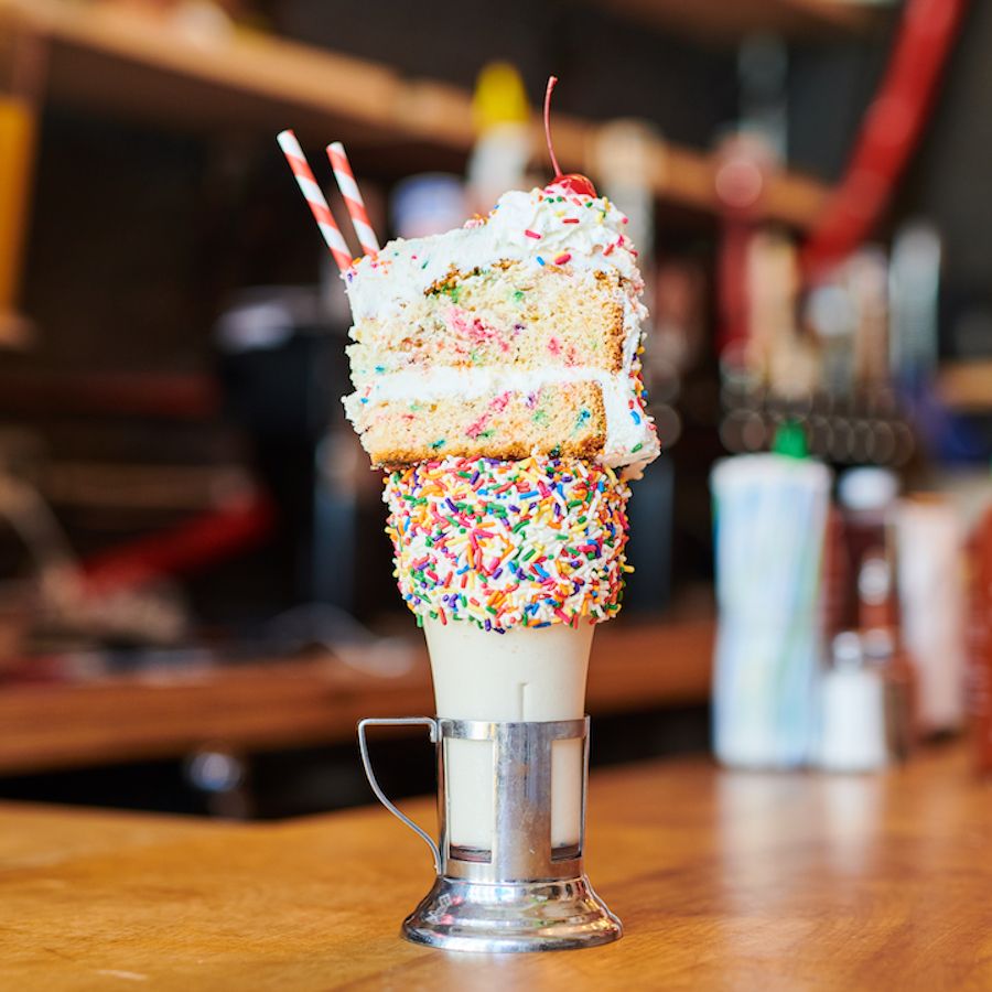 Cake Shake (Photo: Black Tap Craft Burgers & Shakes)