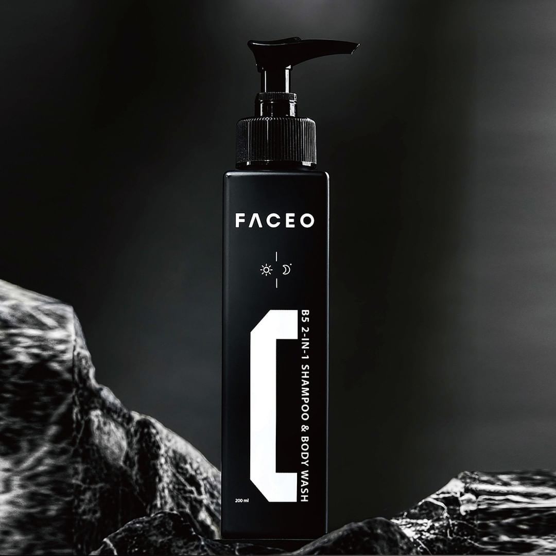 FACEO黑曜岩活萃保濕洗沐膠，200ml／NT$390