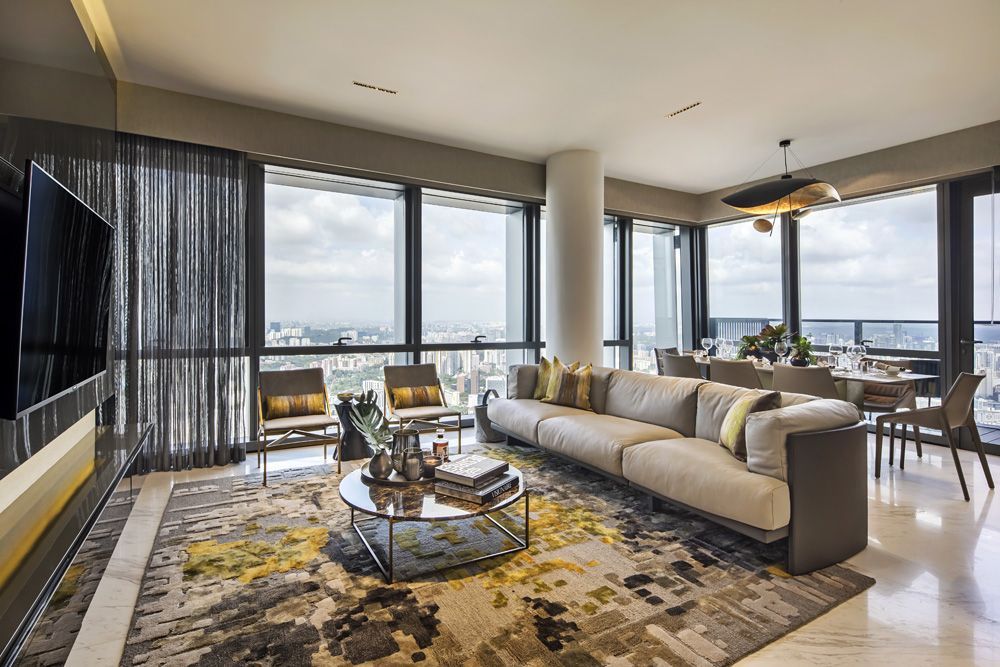 The interior of a show unit within Wallich Residence (Image: GuocoLand)