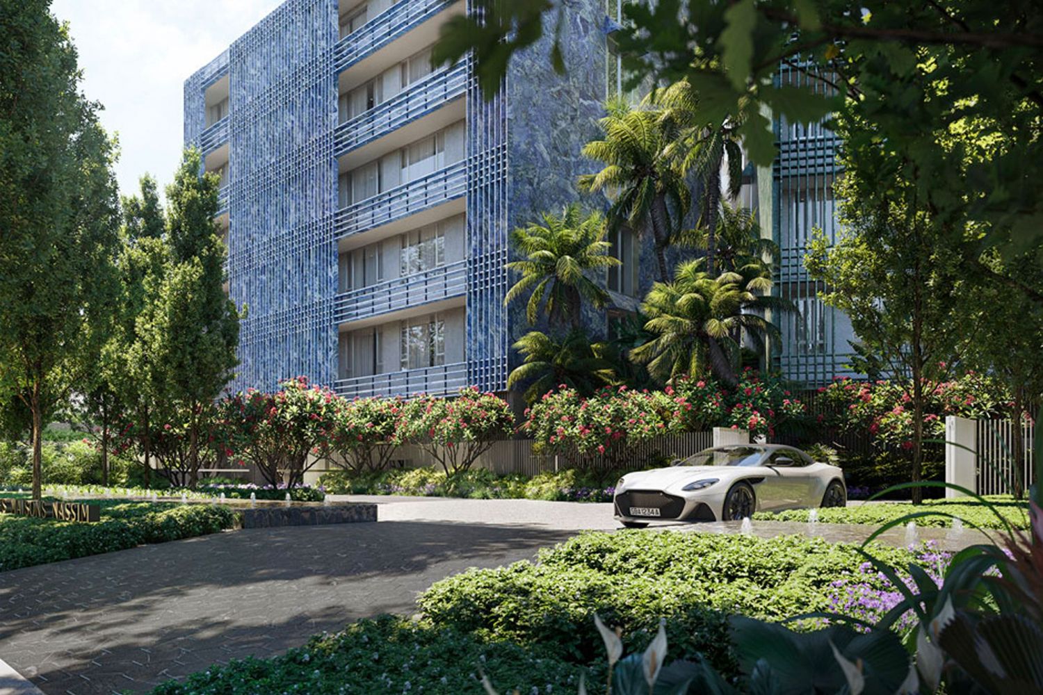 Artist's Impression of Les Maisons Nassim, developed by Shun Tak Holdings (Image: Shun Tak Holdings)