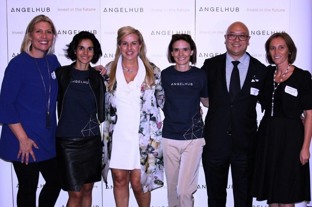 Maaike Steinebach, CEO Hong Kong and Macau at Visa, with Angelhub