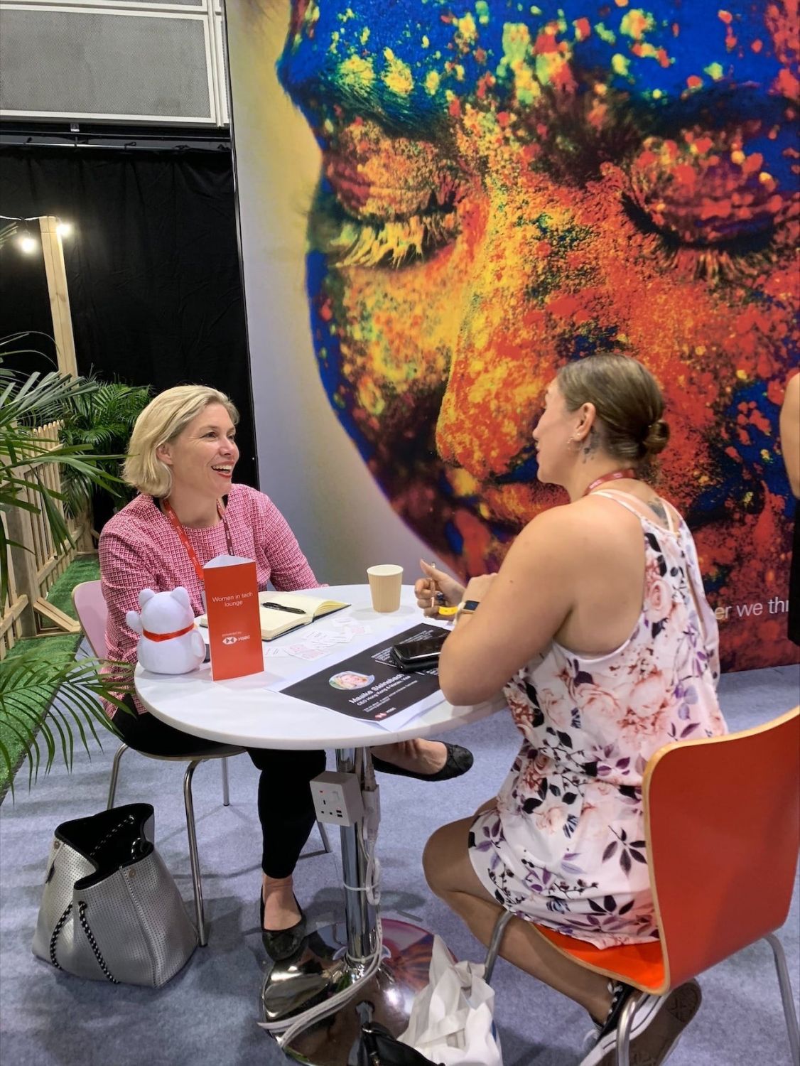 Maaike Steinebach at a Women in Tech speed dating event in Hong Kong