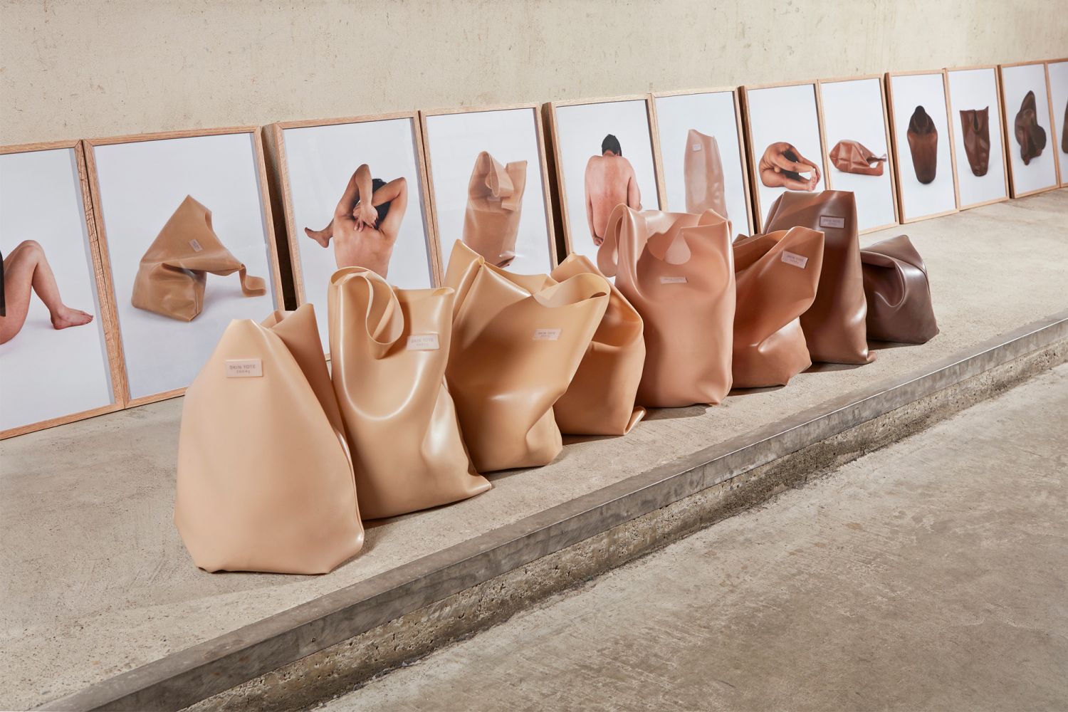 Skin Tote project by Satomi Minoshima (Photo: Ronald Smits)