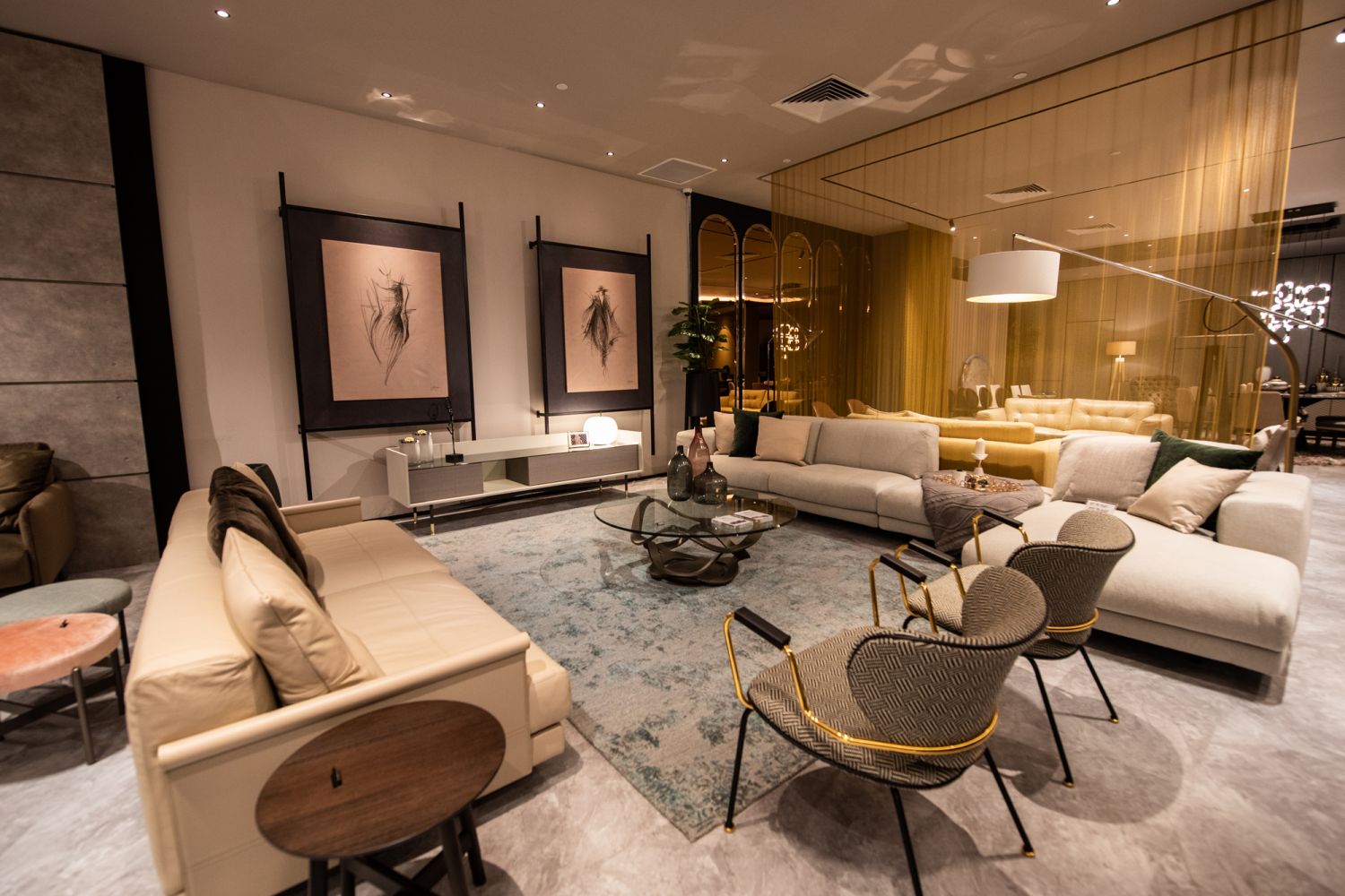 A peek at some of the beautiful collections artfully arranged in the showroom