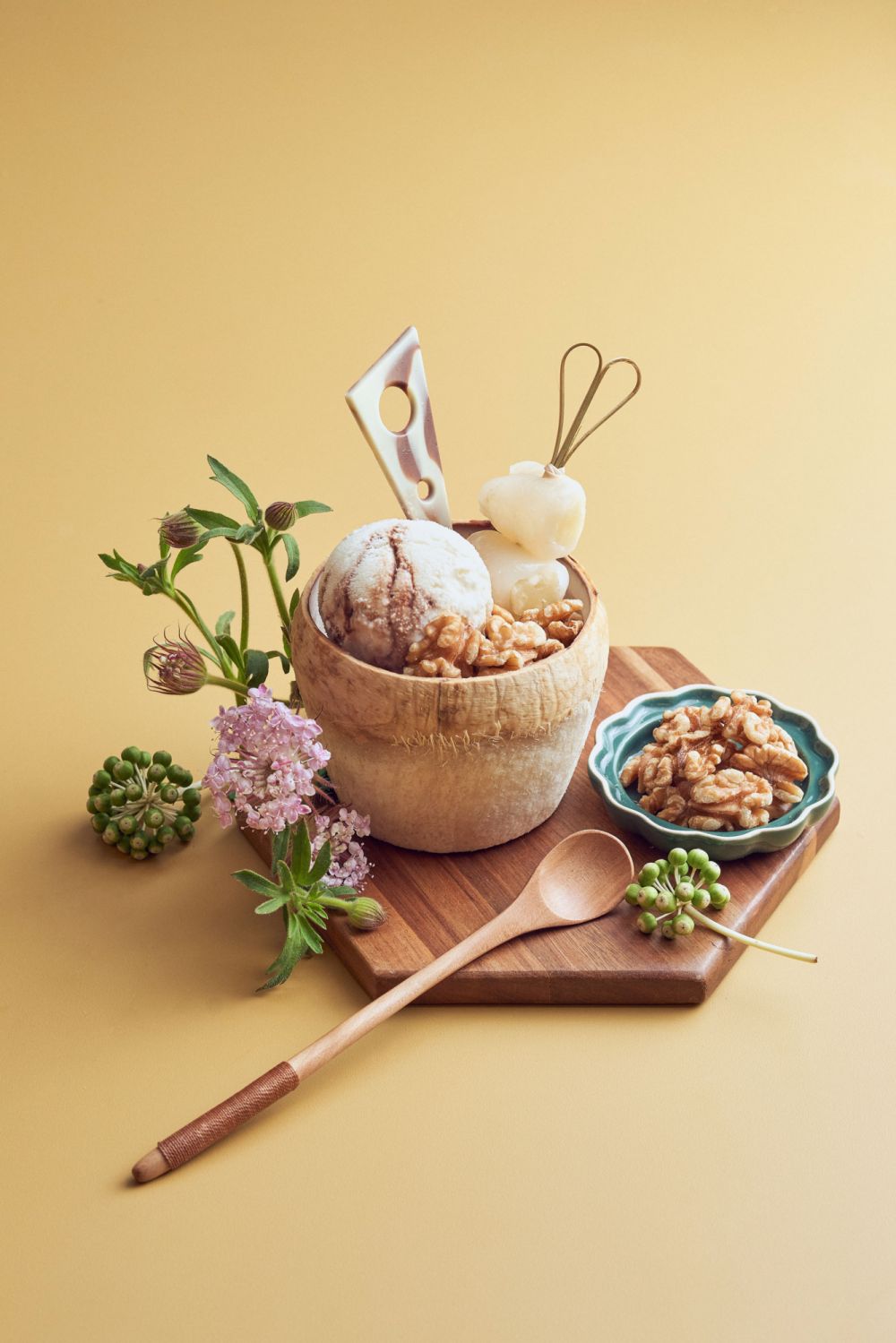 Signature coconut ice cream