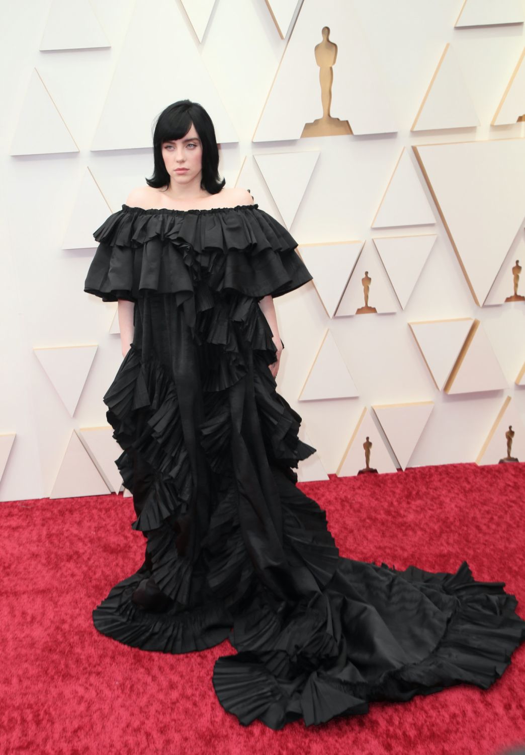 HOLLYWOOD, CALIFORNIA - MARCH 27: Billie Eilish attends the 94th Annual Academy Awards at Hollywood and Highland on March 27, 2022 in Hollywood, California. (Photo by David Livingston/Getty Images)