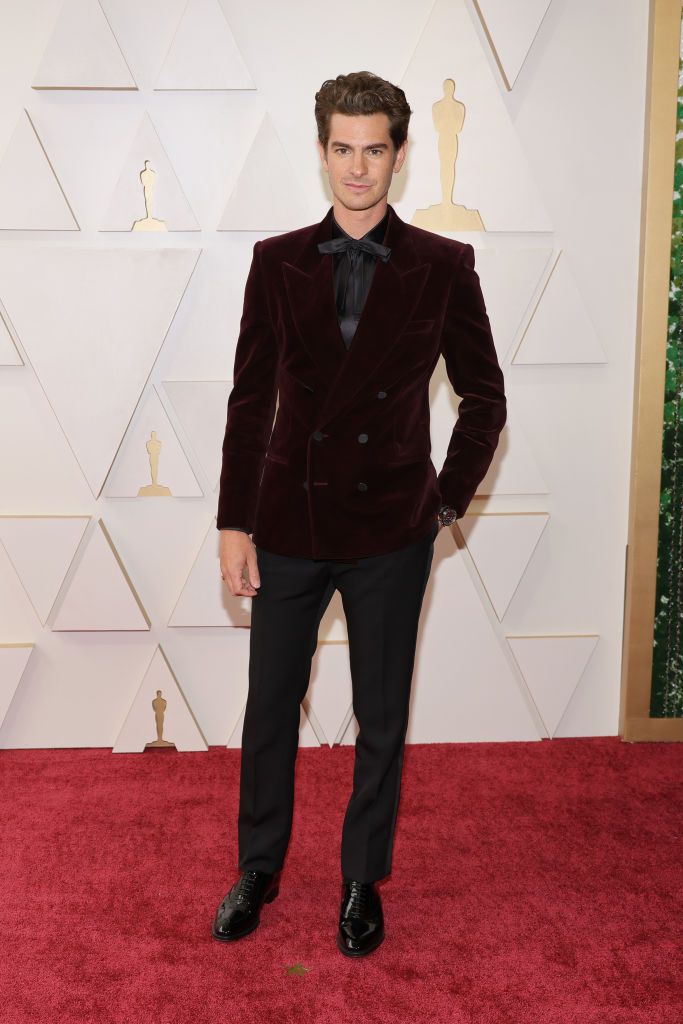 HOLLYWOOD, CALIFORNIA - MARCH 27: Andrew Garfield attends the 94th Annual Academy Awards at Hollywood and Highland on March 27, 2022 in Hollywood, California. (Photo by Mike Coppola/Getty Images)