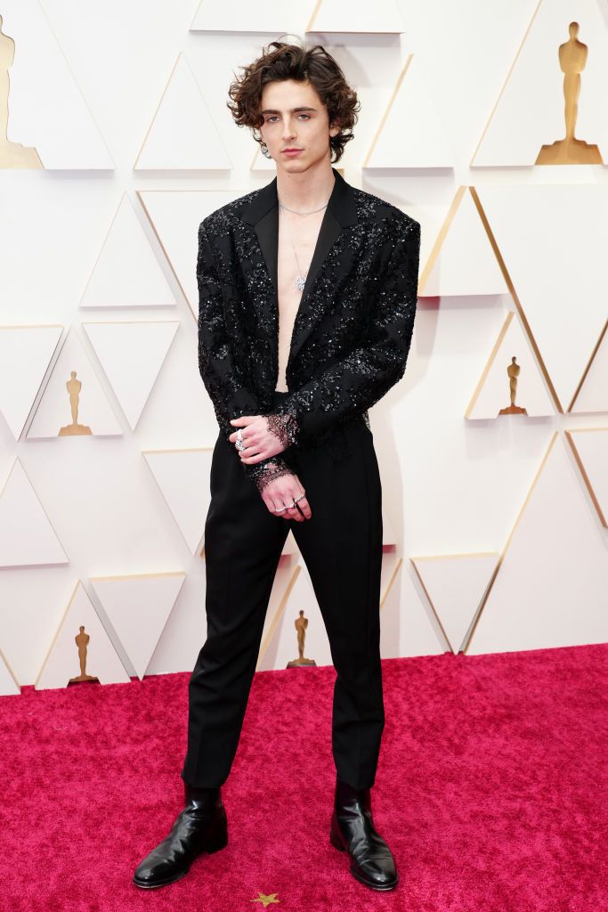 HOLLYWOOD, CALIFORNIA - MARCH 27: Timothée Chalamet attends the 94th Annual Academy Awards at Hollywood and Highland on March 27, 2022 in Hollywood, California. (Photo by Jeff Kravitz/FilmMagic)
