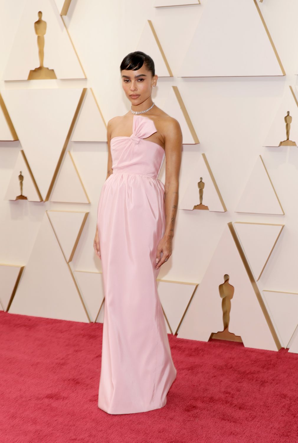 HOLLYWOOD, CALIFORNIA - MARCH 27: Zoë Kravitz attends the 94th Annual Academy Awards at Hollywood and Highland on March 27, 2022 in Hollywood, California. (Photo by Mike Coppola/Getty Images)