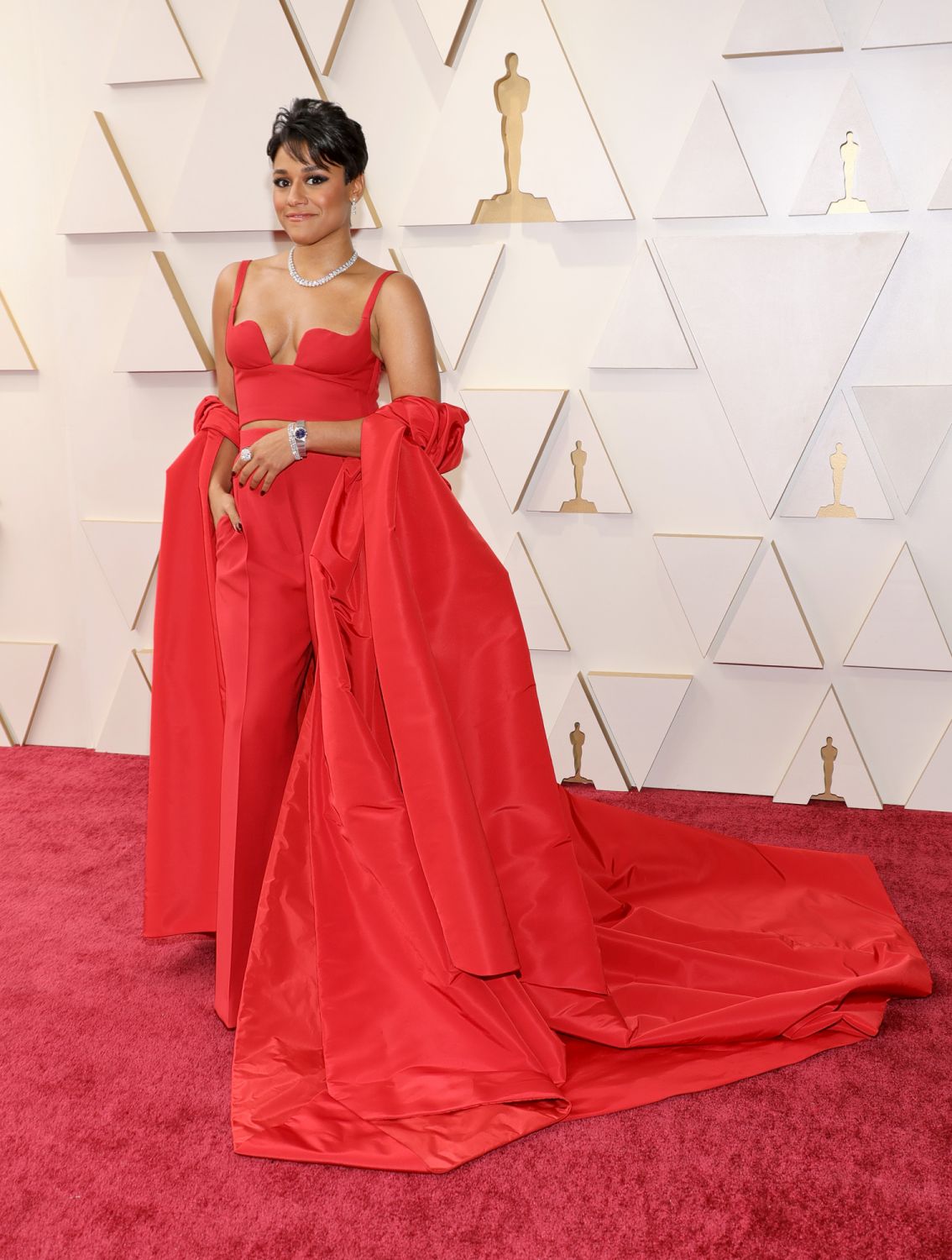 HOLLYWOOD, CALIFORNIA - MARCH 27: Ariana DeBose attends the 94th Annual Academy Awards at Hollywood and Highland on March 27, 2022 in Hollywood, California. (Photo by Mike Coppola/Getty Images)