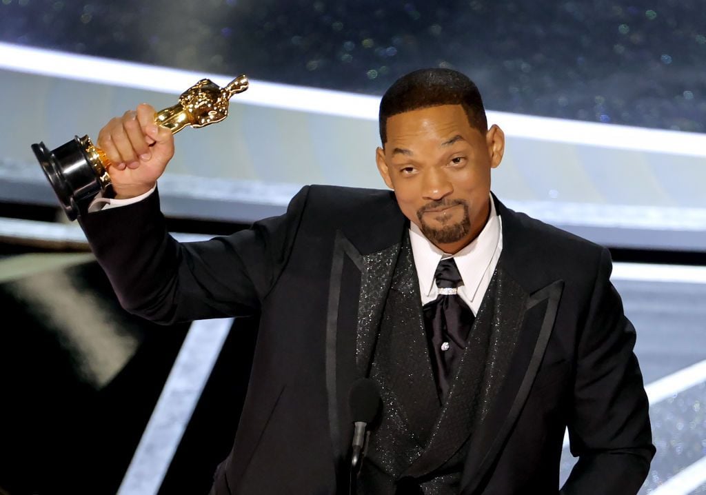HOLLYWOOD, CALIFORNIA - MARCH 27: Will Smith accepts the Actor in a Leading Role award for âKing Richardâ onstage during the 94th Annual Academy Awards at Dolby Theatre on March 27, 2022 in Hollywood, California. (Photo by Neilson Barnard/Getty Images)