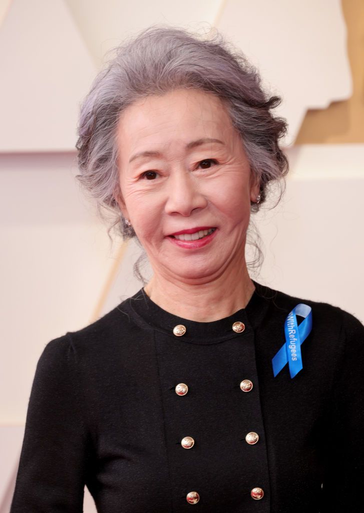 HOLLYWOOD, CALIFORNIA - MARCH 27: Yoon Yeo-jeong attends the 94th Annual Academy Awards at Hollywood and Highland on March 27, 2022 in Hollywood, California. (Photo by Momodu Mansaray/Getty Images)