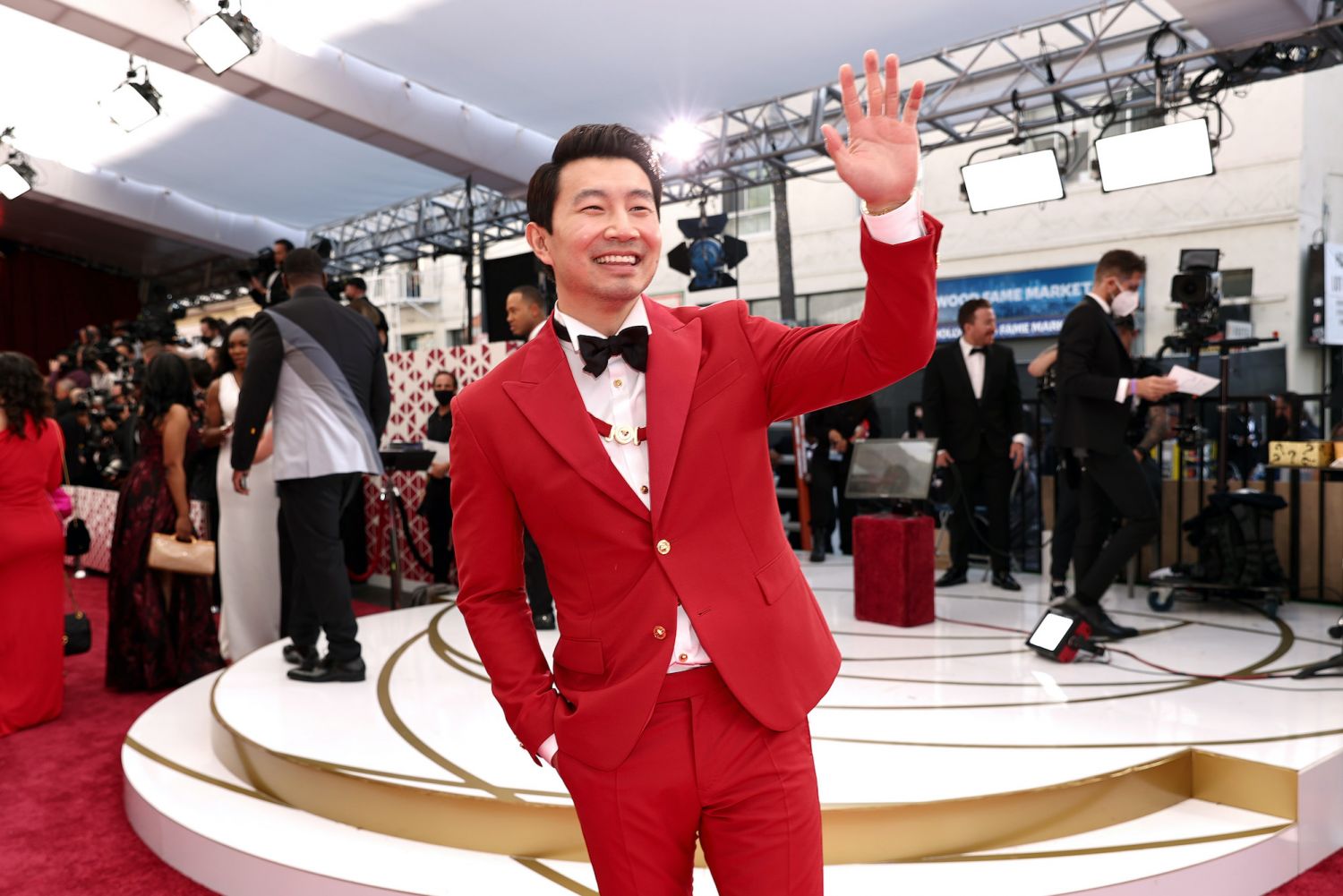 HOLLYWOOD, CALIFORNIA - MARCH 27: Simu Liu attends the 94th Annual Academy Awards at Hollywood and Highland on March 27, 2022 in Hollywood, California. (Photo by Emma McIntyre/Getty Images)