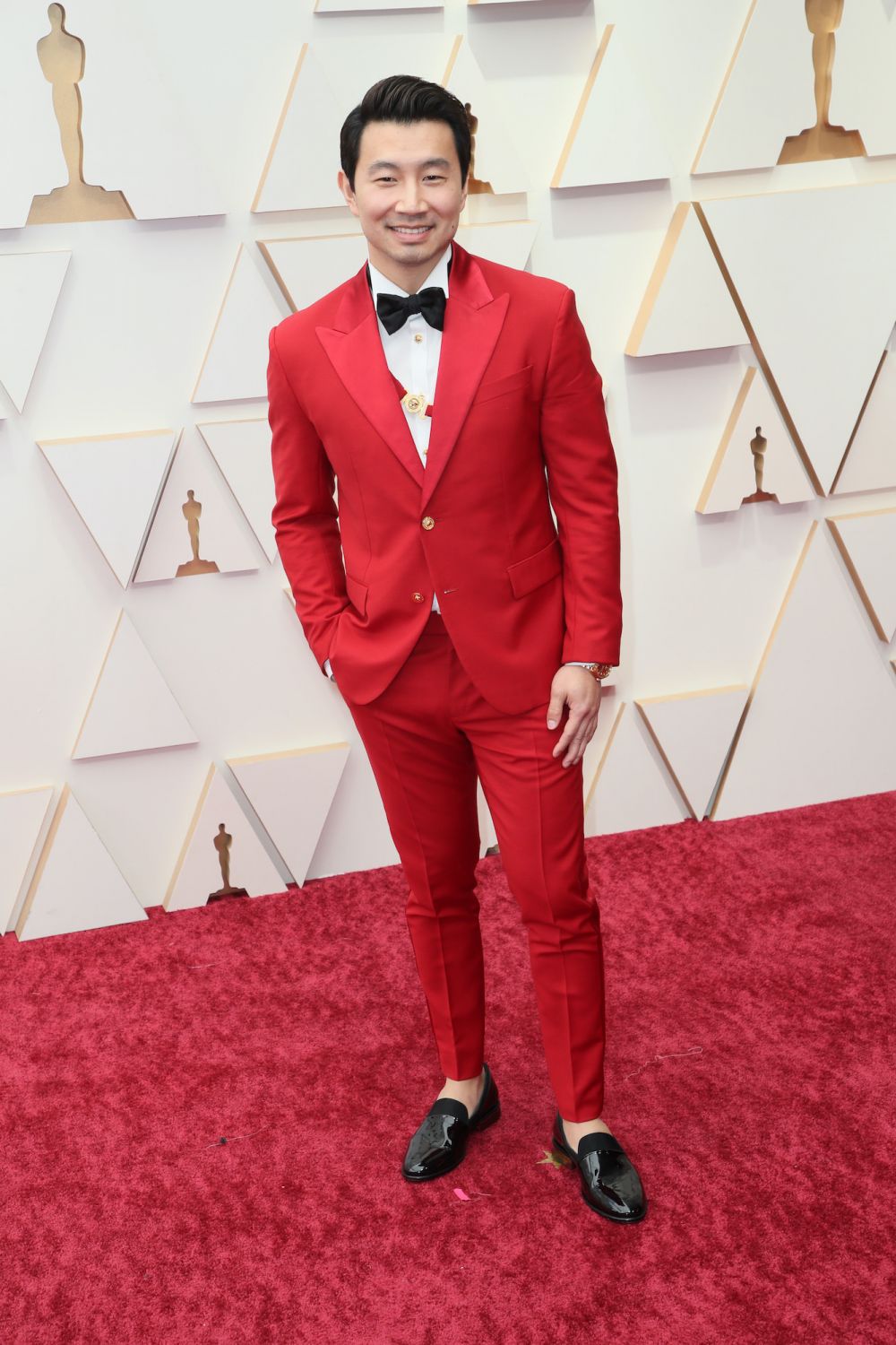 HOLLYWOOD, CALIFORNIA - MARCH 27: Simu Liu attends the 94th Annual Academy Awards at Hollywood and Highland on March 27, 2022 in Hollywood, California. (Photo by David Livingston/Getty Images)