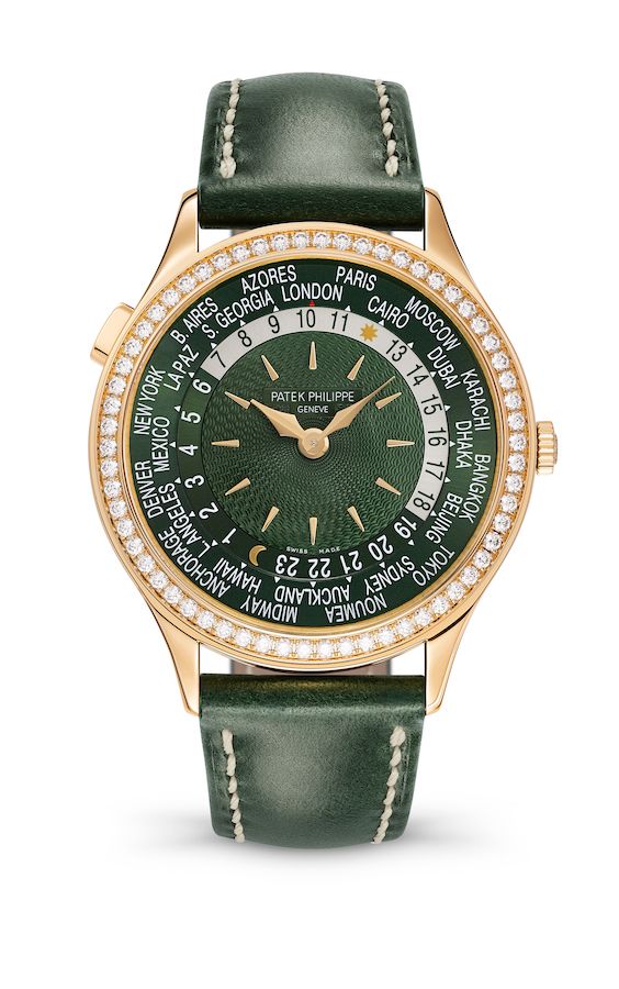 Patek Philippe 7130R World Time in olive green dial