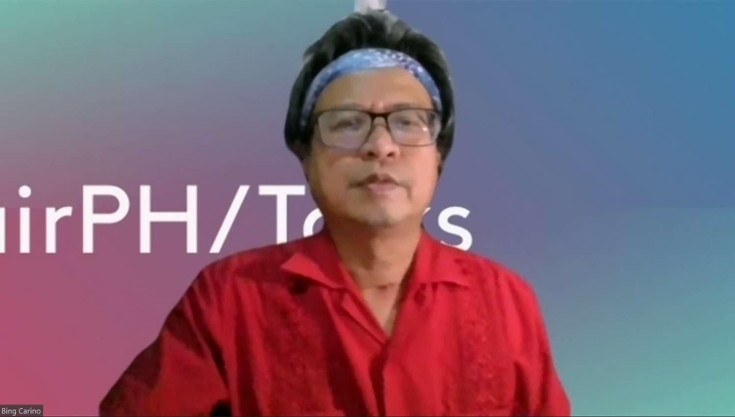 Bing Carino is an artist from Mindanao