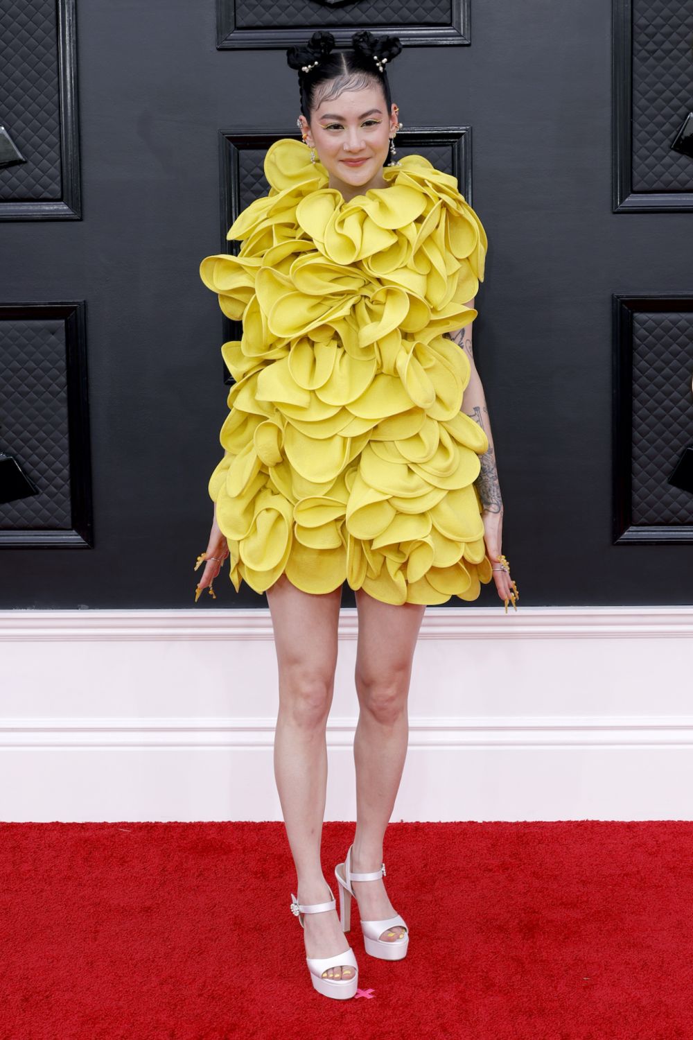 LAS VEGAS, NEVADA - APRIL 03: Japanese Breakfast attends the 64th Annual GRAMMY Awards at MGM Grand Garden Arena on April 03, 2022 in Las Vegas, Nevada. (Photo by Frazer Harrison/Getty Images for The Recording Academy )