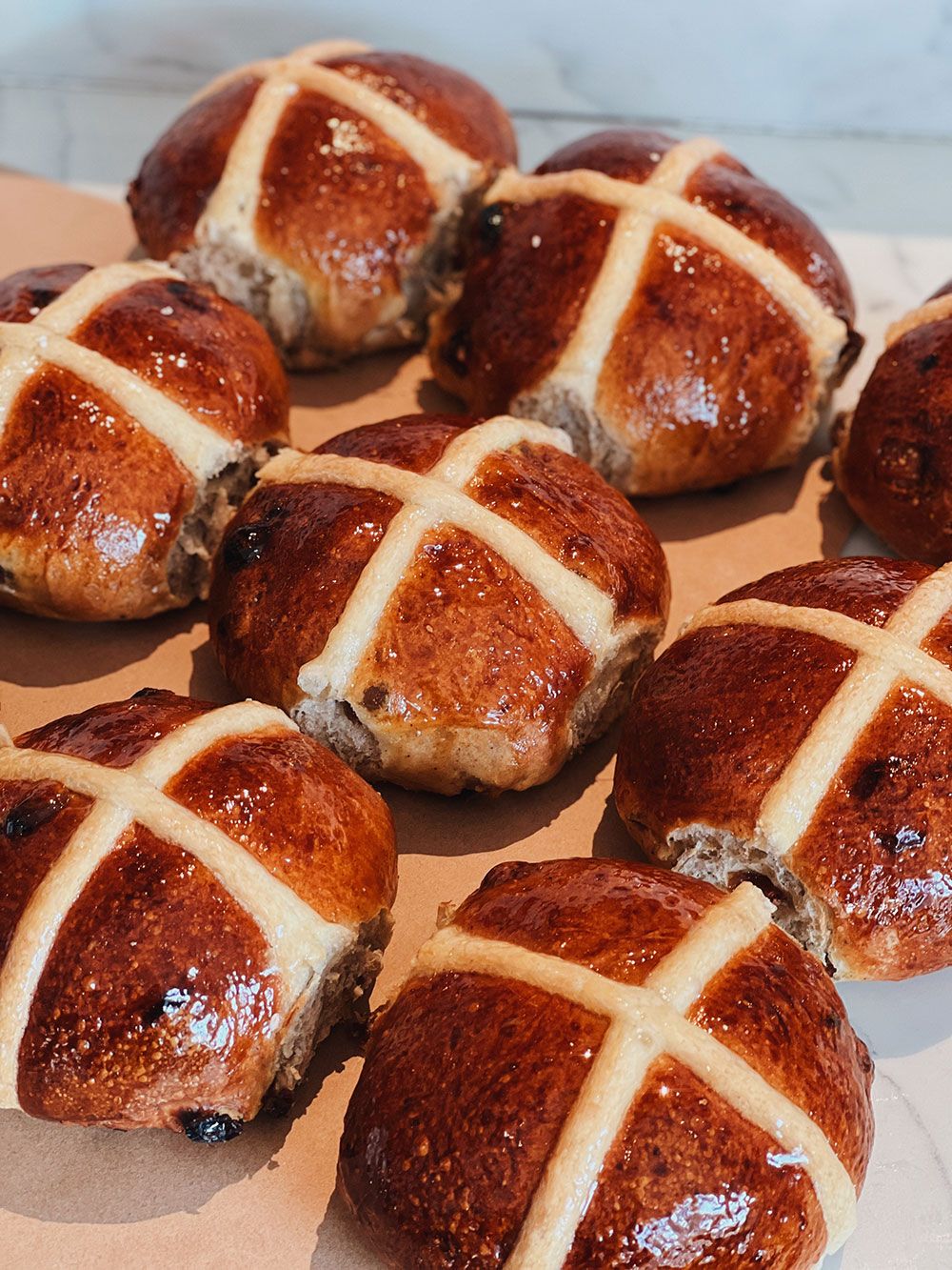 Hot cross buns at Da Paolo