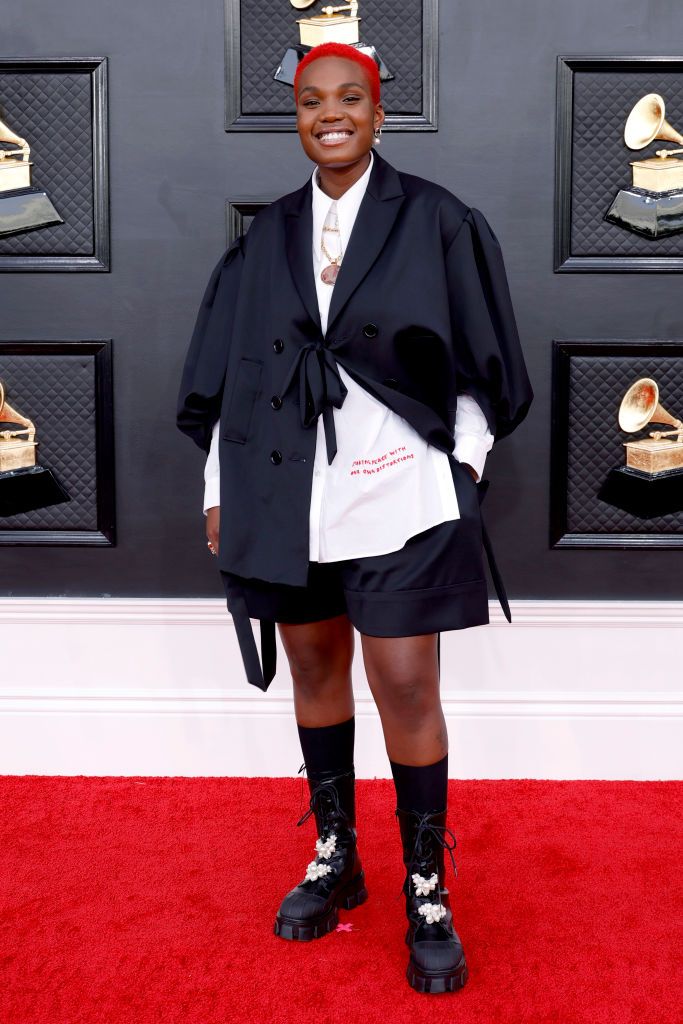 LAS VEGAS, NEVADA - APRIL 03: Arlo Parks attends the 64th Annual GRAMMY Awards at MGM Grand Garden Arena on April 03, 2022 in Las Vegas, Nevada. (Photo by Frazer Harrison/Getty Images for The Recording Academy)