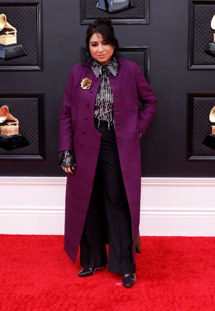 LAS VEGAS, NEVADA - APRIL 03: Arooj Aftab attends the 64th Annual GRAMMY Awards at MGM Grand Garden Arena on April 03, 2022 in Las Vegas, Nevada. (Photo by Frazer Harrison/Getty Images for The Recording Academy )