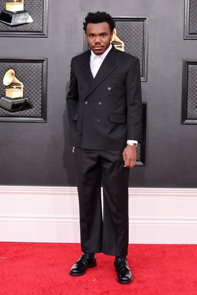 LAS VEGAS, NEVADA - APRIL 03: Baby Keem attends the 64th Annual GRAMMY Awards at MGM Grand Garden Arena on April 03, 2022 in Las Vegas, Nevada. (Photo by Amy Sussman/Getty Images)