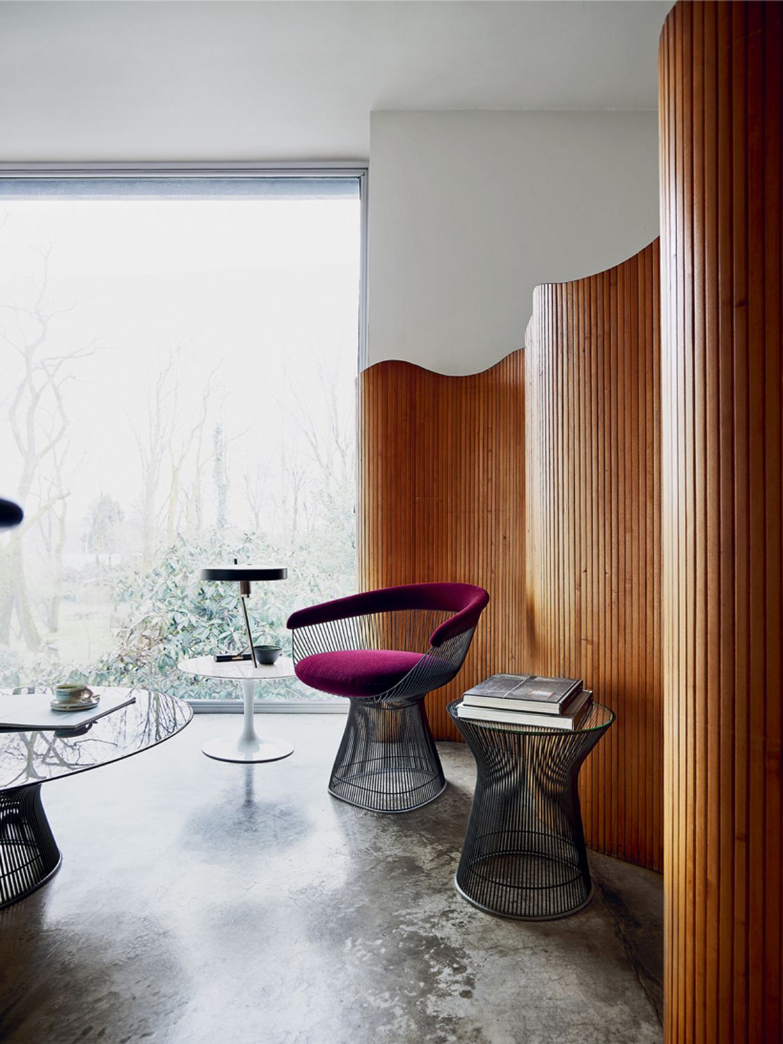 The chair can be upholstered in an array of fabrics, including velvet and leather (Image: Knoll)