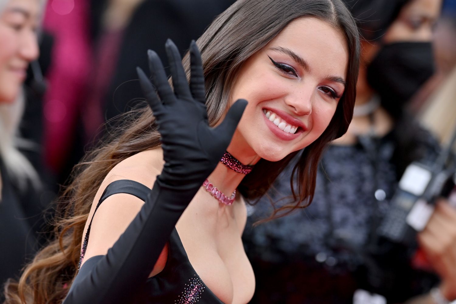 LAS VEGAS, NEVADA - APRIL 03: Olivia Rodrigo attends the 64th Annual GRAMMY Awards at MGM Grand Garden Arena on April 03, 2022 in Las Vegas, Nevada. (Photo by Axelle/Bauer-Griffin/FilmMagic)