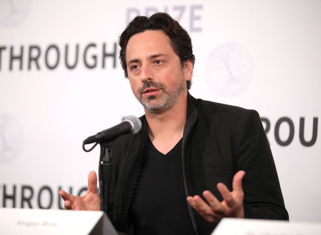 MOUNTAIN VIEW, CA - NOVEMBER 04: Sergey Brin attends the 2019 Breakthrough Prize at NASA Ames Research Center on November 4, 2018 in Mountain View, California. (Photo by Kelly Sullivan/Getty Images for Breakthrough Prize)