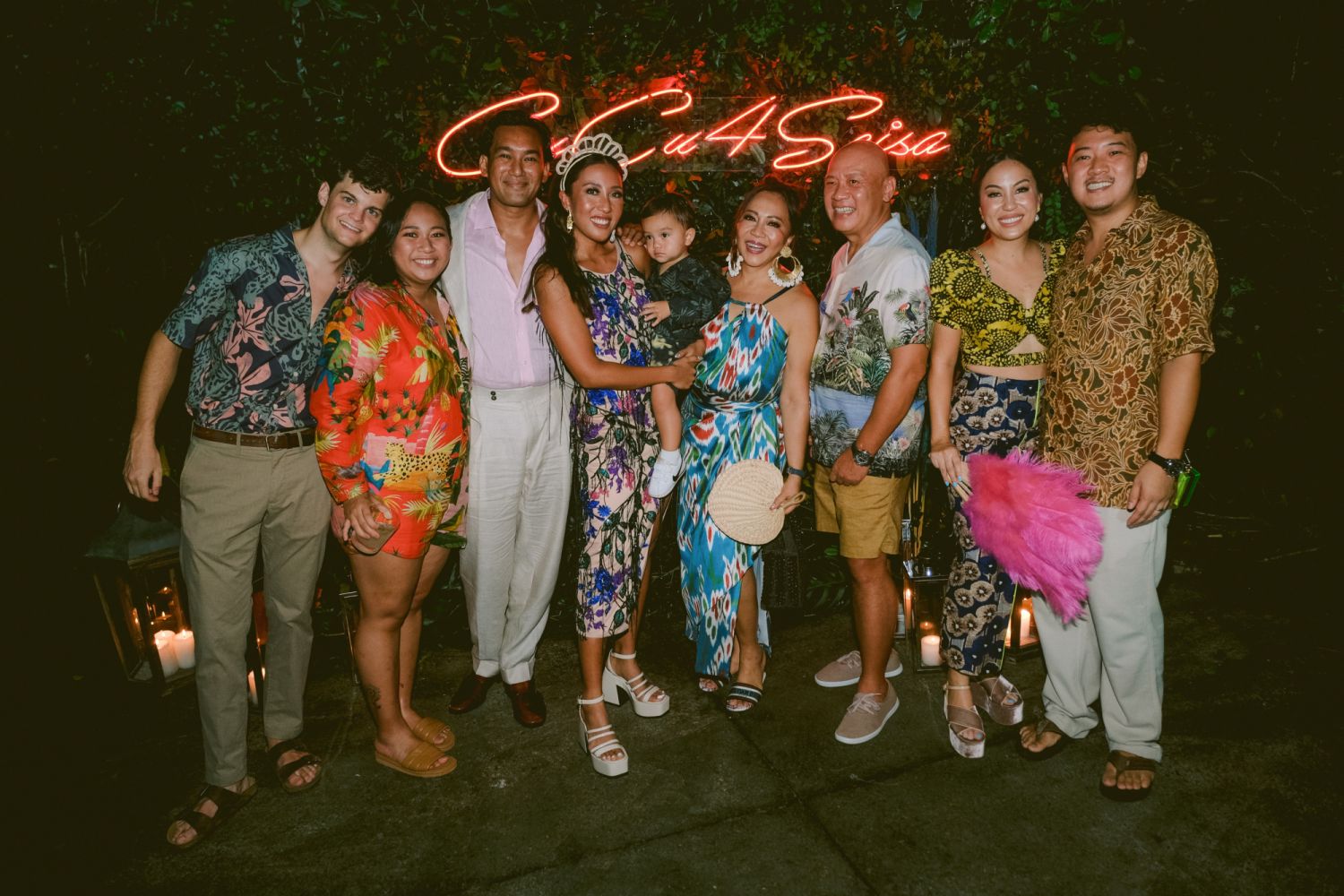 14. The newlyweds with nephew Parker, Henry McCready, Arie, Arlene and Ernest Cu, Ari and Martin Cu