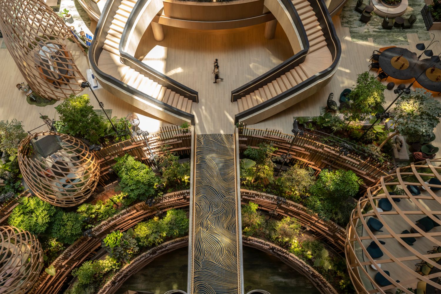 The eco-paradise is home to over 50 plant varieties
