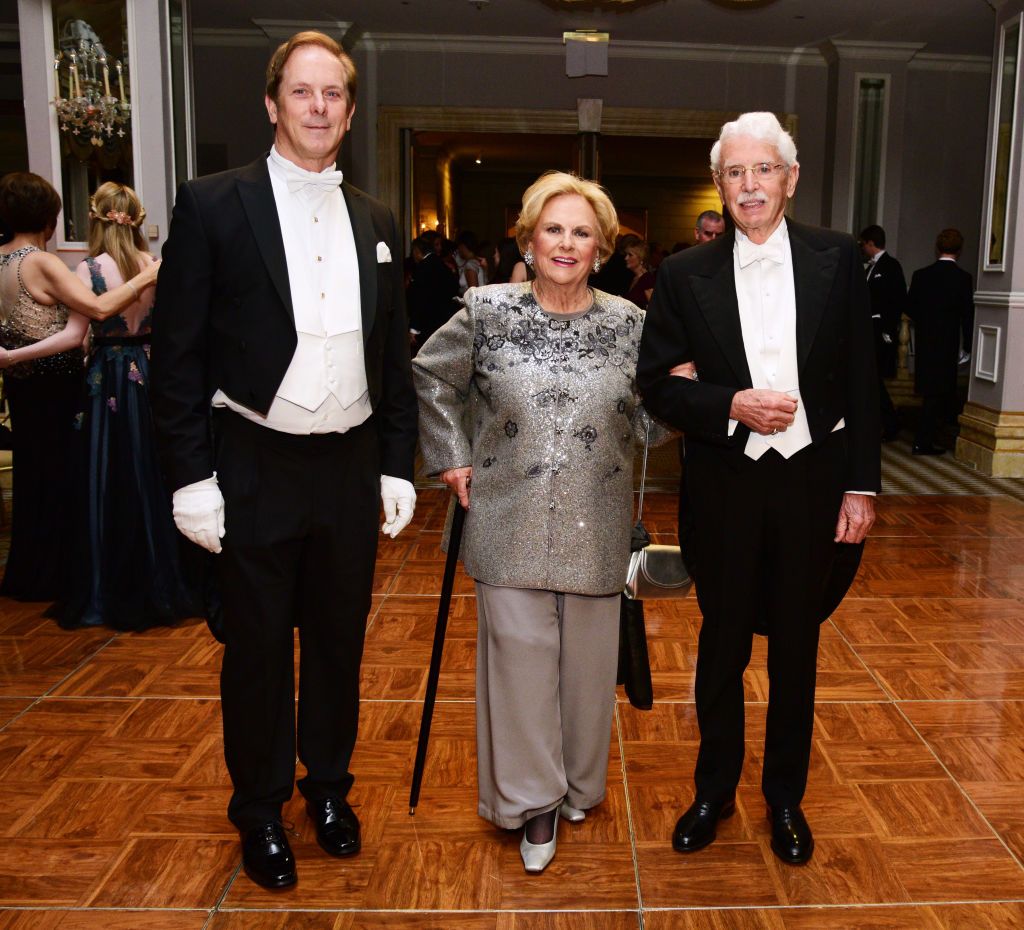 NEW YORK, NY - DECEMBER 29: (L-R) Shayne Doty, Jacqueline Mars and David Badger attend The International Debutante Ball at The Pierre Hotel on December 29, 2018 in New York City. (Photo by Aurora Rose/Patrick McMullan via Getty Images)