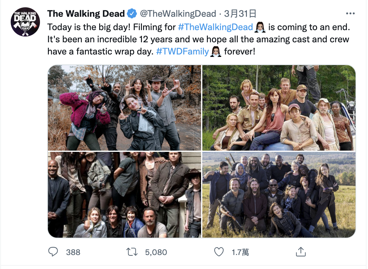 Twitter@The Walking Dead