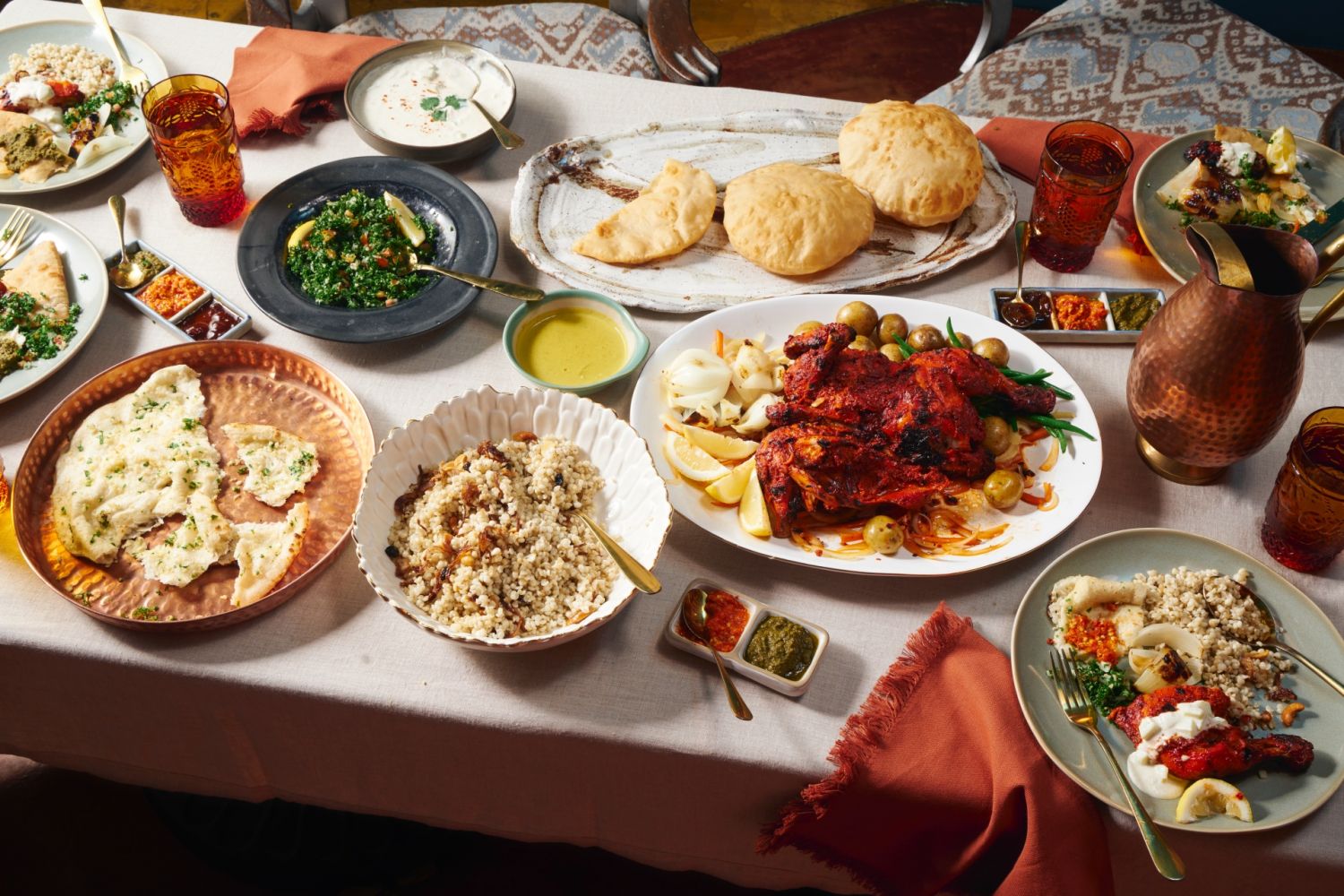 Dishes from the new Kashmir in BGC