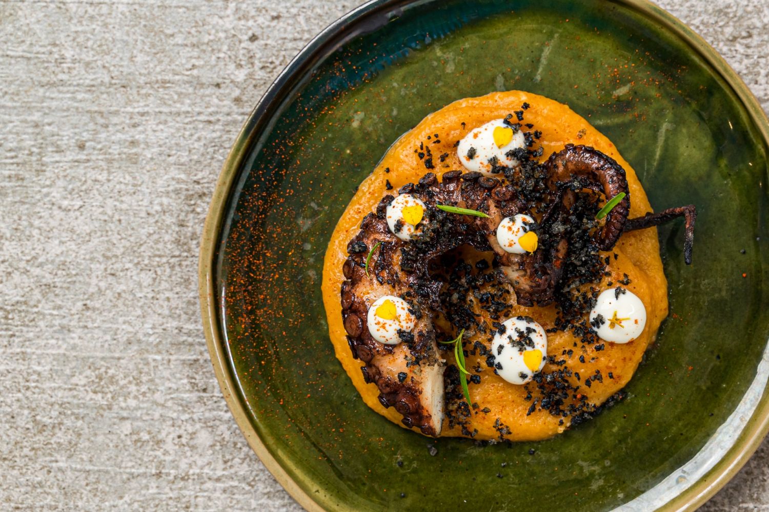 Grilled octopus from Samira by Chele González