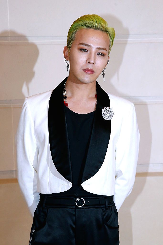 PARIS, FRANCE - DECEMBER 06: Singer Kwon Ji-Yong alias. G-Dragon attends the "Chanel Collection des Metiers d'Art 2016/17 : Paris Cosmopolite" : Photocall at Hotel Ritz on December 6, 2016 in Paris, France. (Photo by Bertrand Rindoff Petroff/Getty Images)