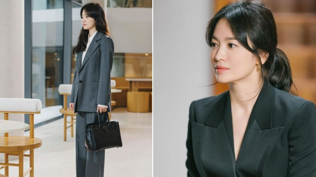 Ha Yeong-eun wears a suit in 'Now We Are Breaking Up' (Photo: Her World Singapore)