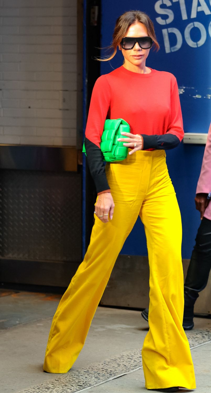 Mandatory Credit: Photo by Jose Perez/Bauer-Griffin/Shutterstock (12535980t)Victoria Beckham'Good Morning America' TV show, New York, USA - 12 Oct 2021
