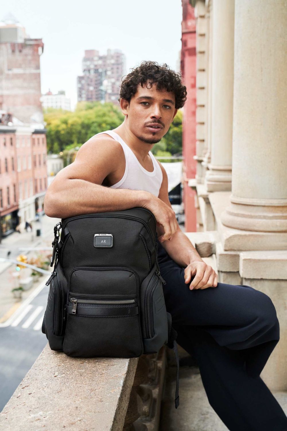 anthony ramos x tumi alpha brave collection