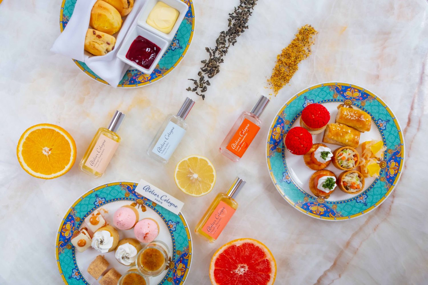 Atelier Cologne x Madame Fu afternoon tea hong kong
