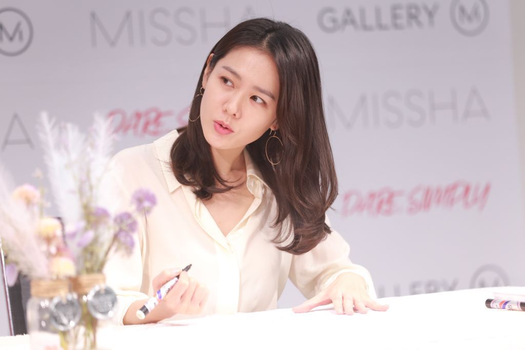 SEOUL, SOUTH KOREA - JUNE 01:  South Korean actress Son Ye-jin attends Missha event on June 1, 2018 in Seoul, South Korea.  (Photo by Visual China Group via Getty Images/Visual China Group via Getty Images)