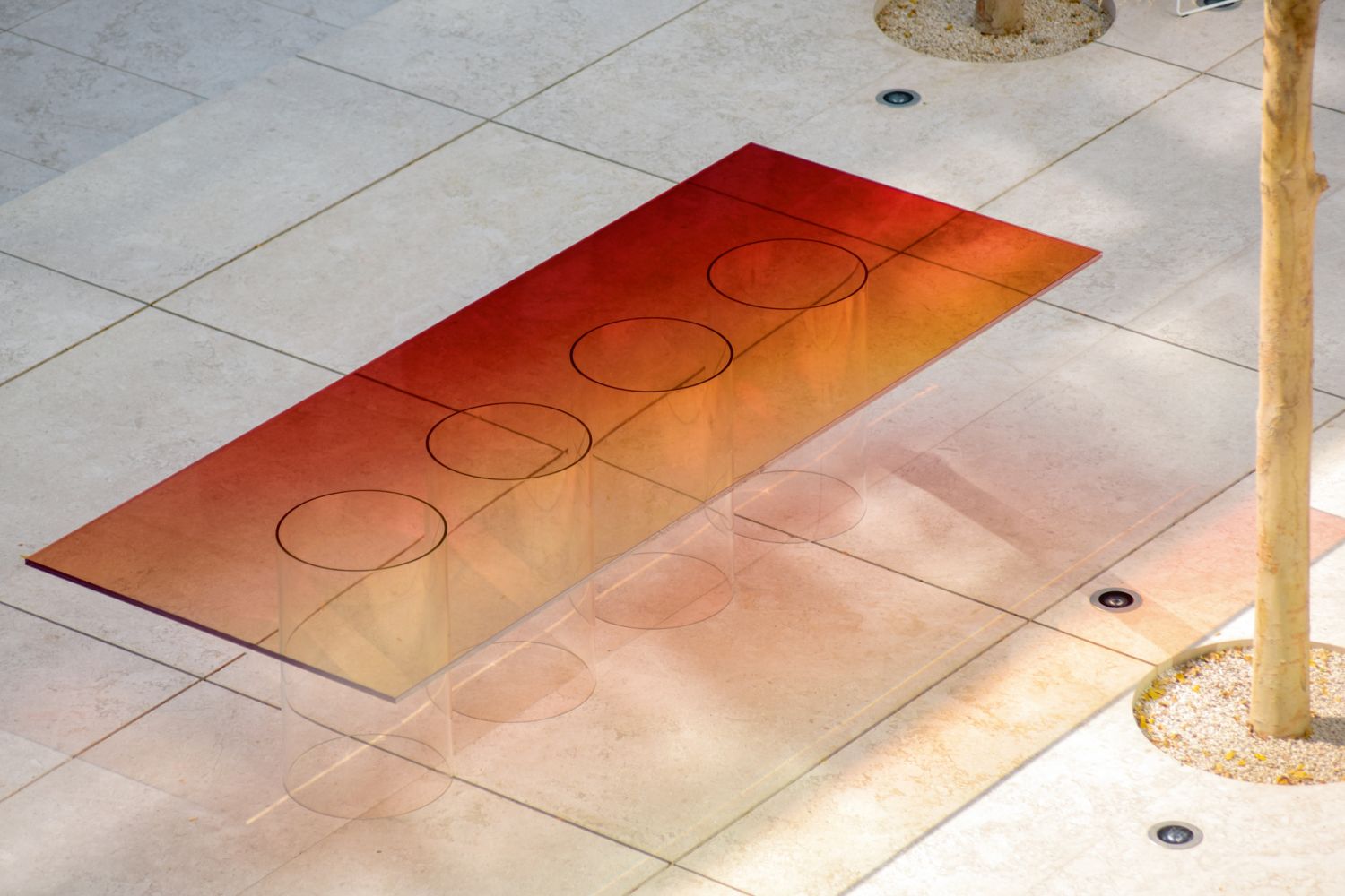 The Mirage mirrors and table for Gallery Collectional were inspired by Dubai’s deserts (Photo: Rami Mansour)
