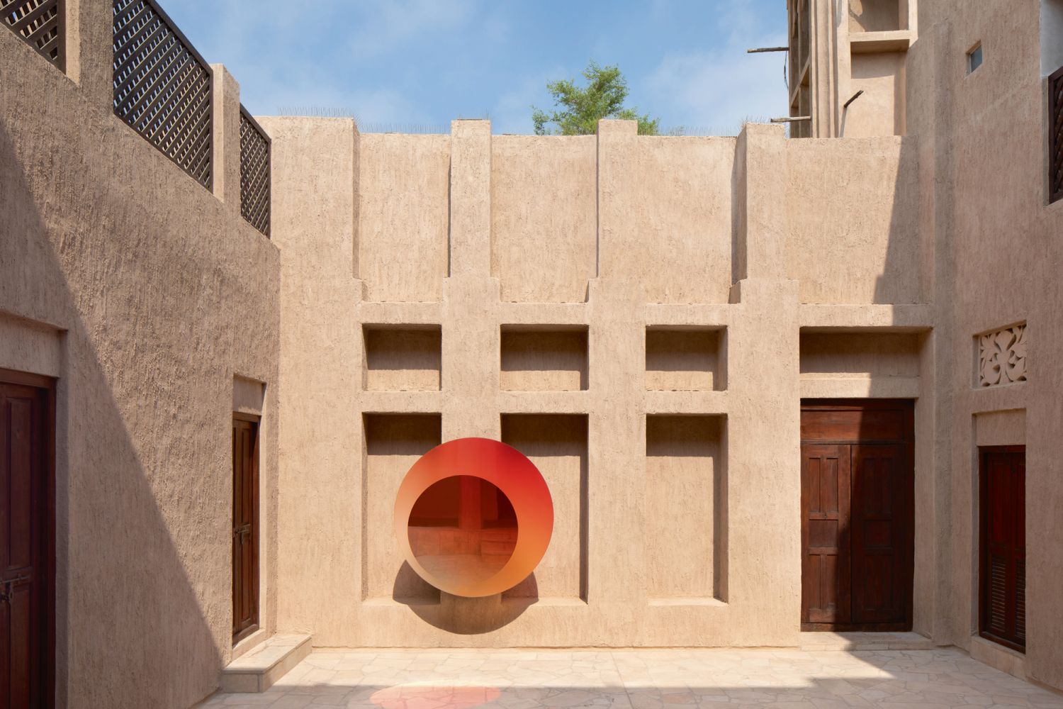 The Mirage mirrors and table for Gallery Collectional were inspired by Dubai’s deserts (Photo: Rami Mansour)