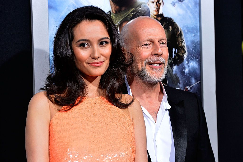 HOLLYWOOD, CA - MARCH 28: Emma Heming and actor Bruce Willis arrive at the Premiere of Paramount Pictures' "G.I. Joe: Retaliation" at TCL Chinese Theatre on March 28, 2013 in Hollywood, California. (Photo by Frazer Harrison/Getty Images)