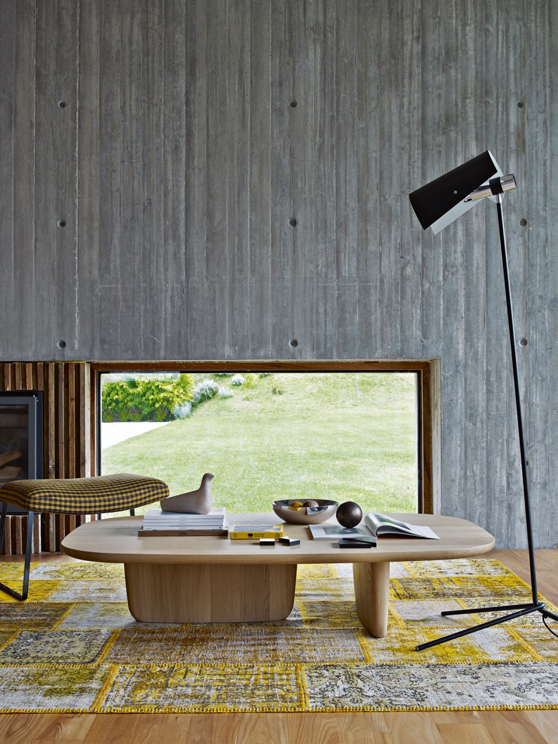 The B&B Italia Tobi-Ishi outdoor table by Edward Barber and Jay Osgerby, available at Space Furniture