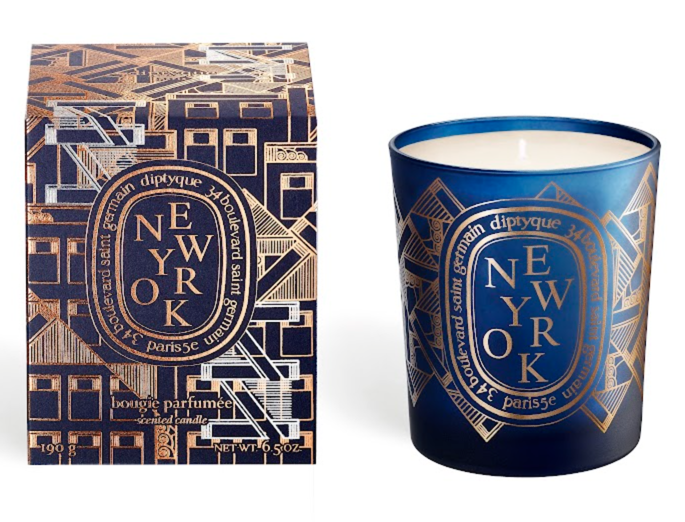 Diptyque城市限定香氛蠟燭#紐約,190g/NT$2,600