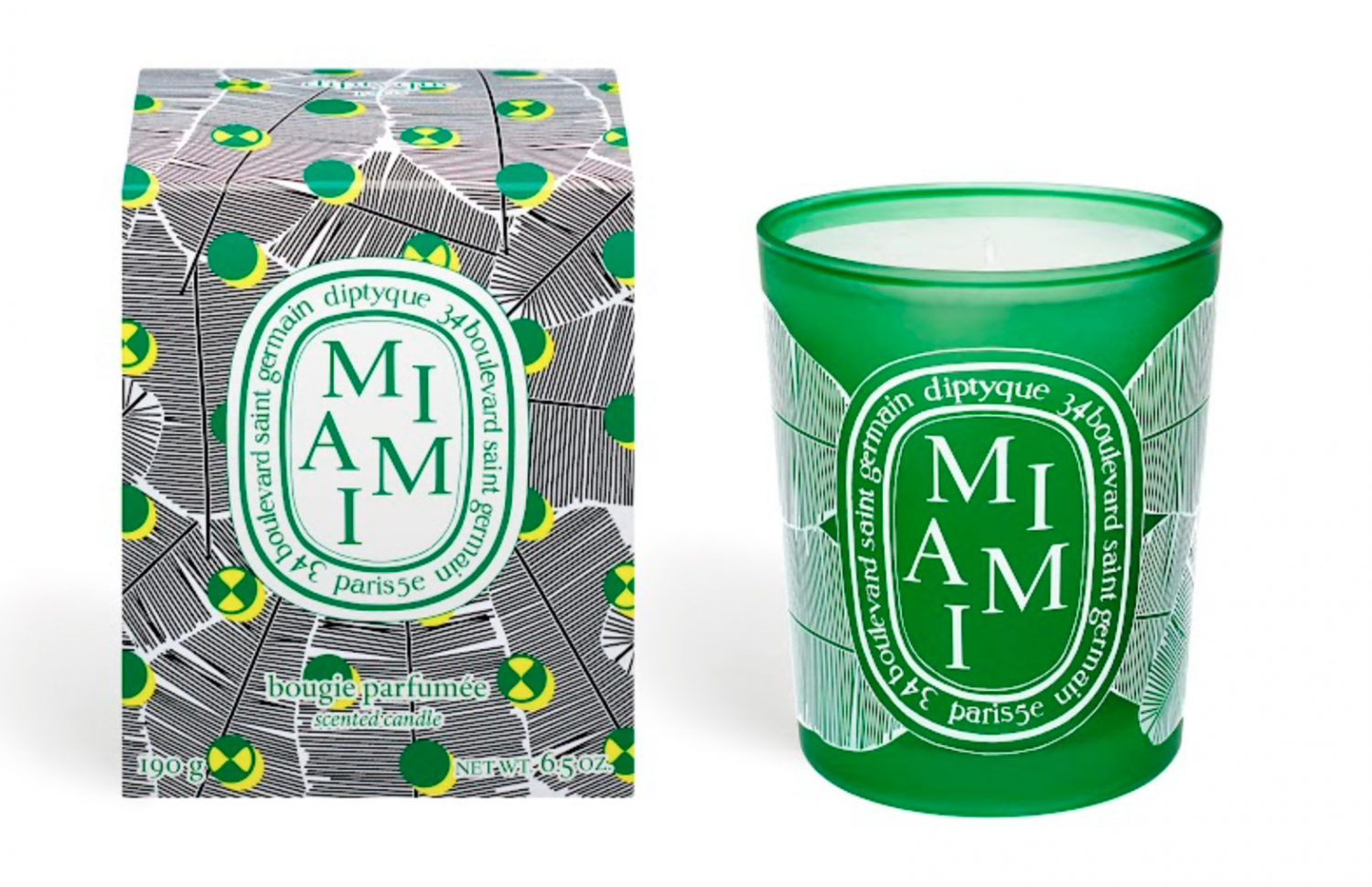 Diptyque城市限定香氛蠟燭#邁阿密,190g/NT$2,600