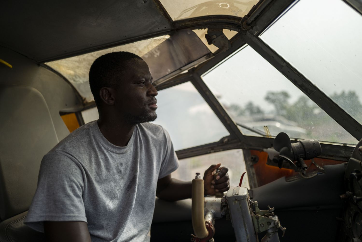 Ibrahim Mahama shot at Red Clay Studios in Ghana, Africa on March 26, 2022 by Nana Kofi Acquah. LOW RES DO NOT PRINT