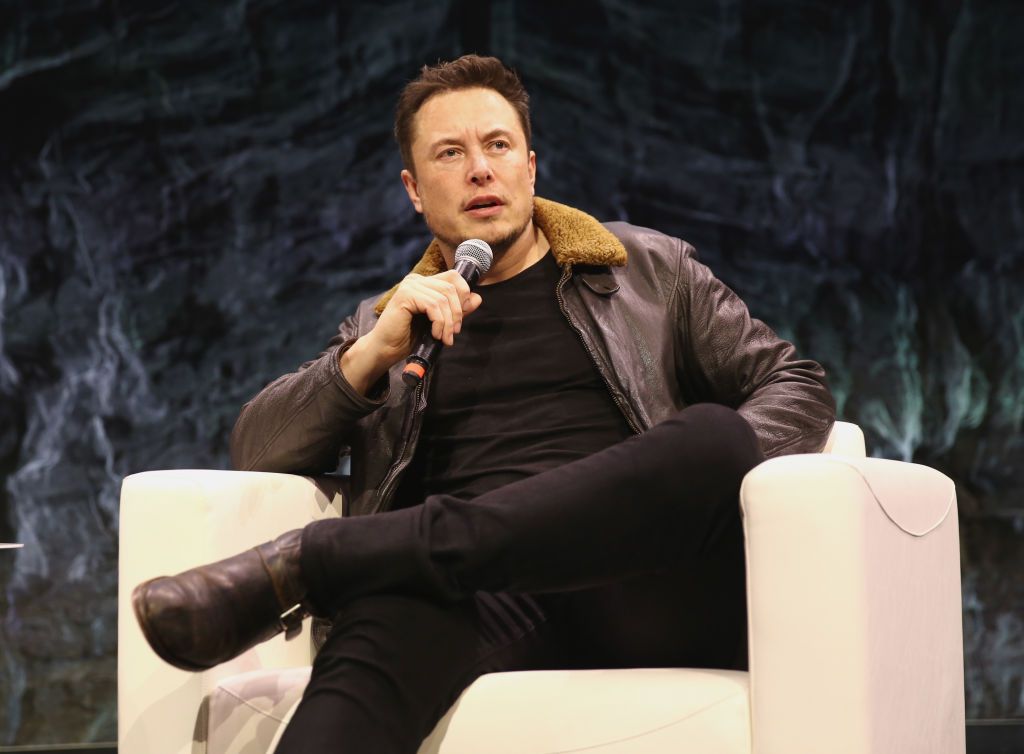 AUSTIN, TX - MARCH 11:  Elon Musk speaks onstage at Elon Musk Answers Your Questions! during SXSW at ACL Live on March 11, 2018 in Austin, Texas.  (Photo by Diego Donamaria/Getty Images for SXSW)